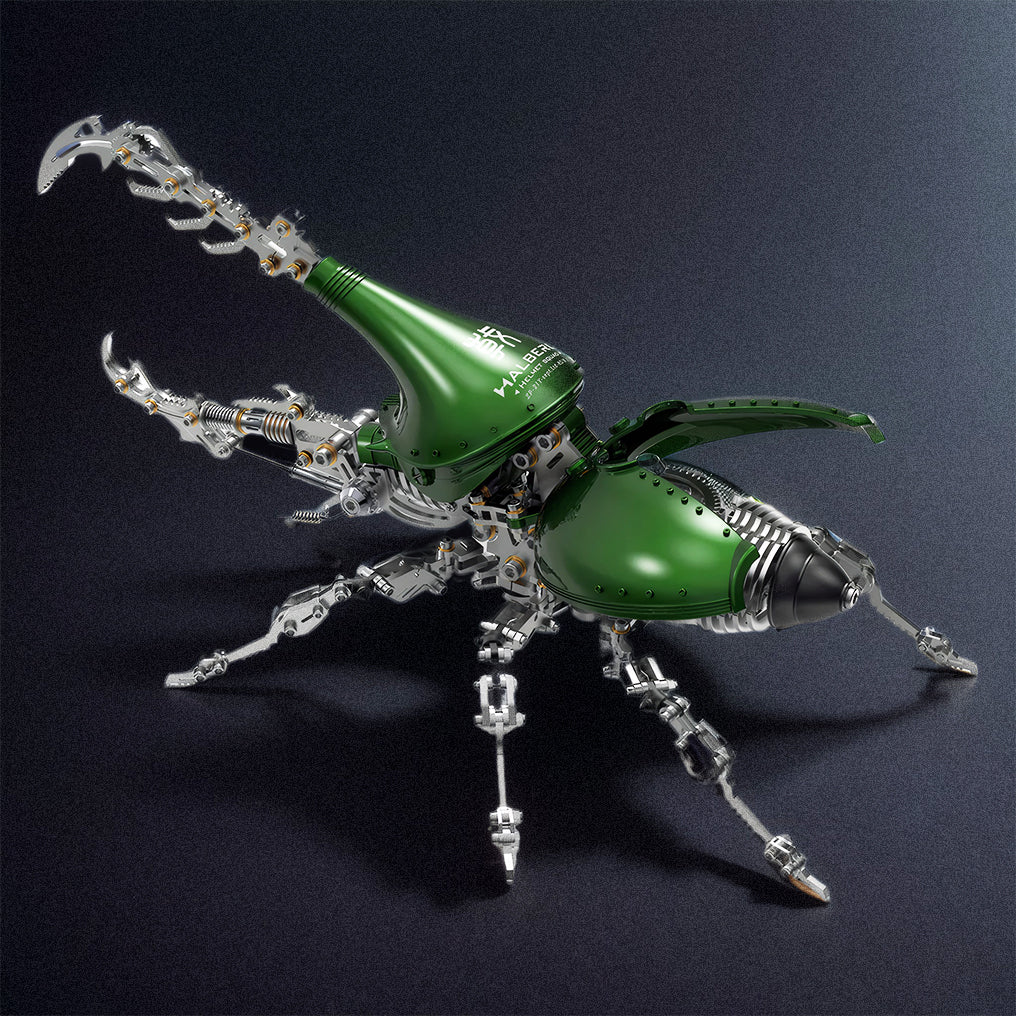 DIY 3D Beetle with Long Horn Metal Model | RCGOFOLLOW