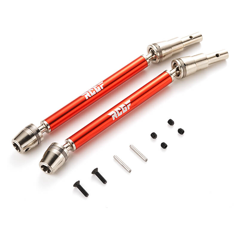 thumbnail image 2 of GMX Aluminum Center CVD Driveshaft W/ Spring For Arrma BigRock 4x4 3s BLX – Red 2 of 4