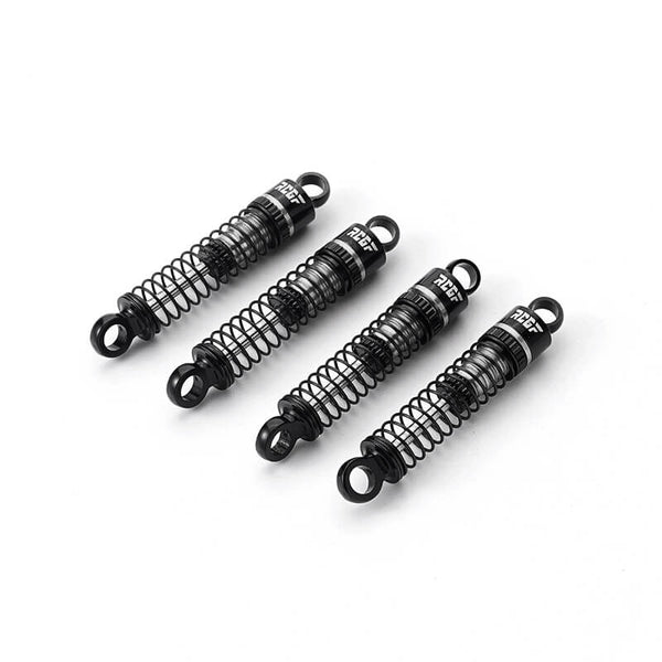 RCGOFOLLOW RCGF 1/24 Axial SCX24 47mm Oil Filled F/R Type Shock Upgrades,Silver