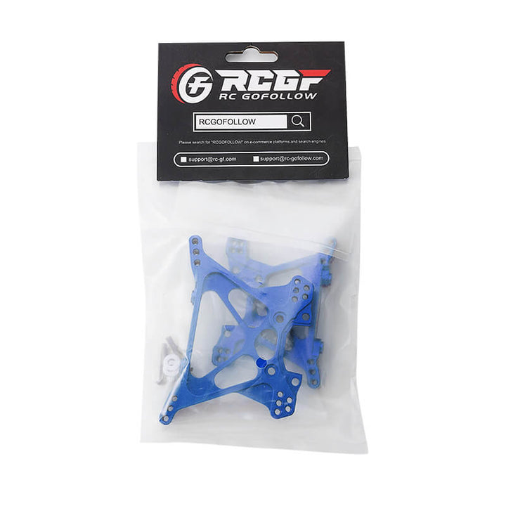 RCGOFOLLOW RCGF 1/10 Traxxas Slash Rustler Stampede RC Shock Tower Upgrades,Blue