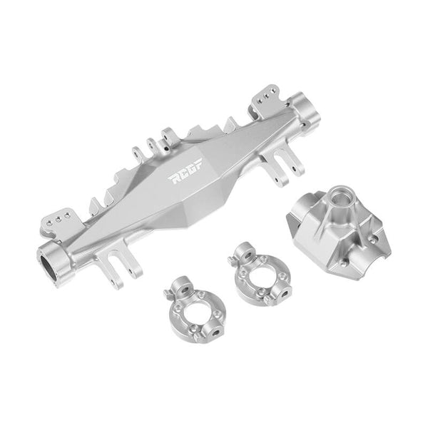 1/8 LOSI LMT Aluminum Front Axle Housing Complete Set C hub Carrier Upgrades Silver