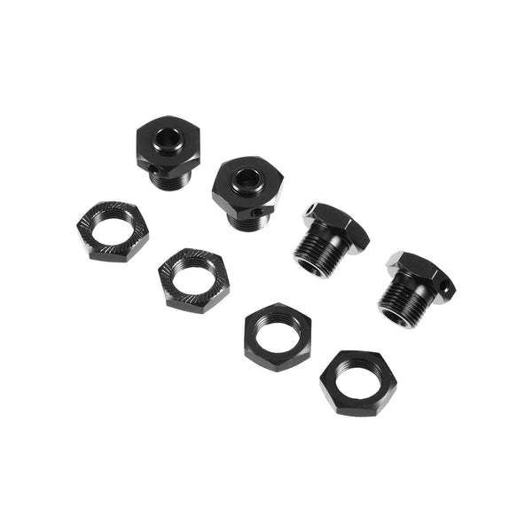 1/7 1/8 Arrma 6s Notorious Kraton Outcast Typhon Wheel Hex 17mm (16.5mm Thick) With Nut Thread Set Upgrades Black