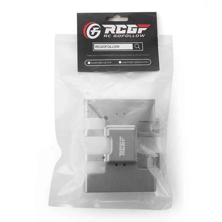RCGOFOLLOW RCGF 1/10 RedCat Gen8 Alloy Skid Plate Center Gear Box Mount Upgrade,Silver