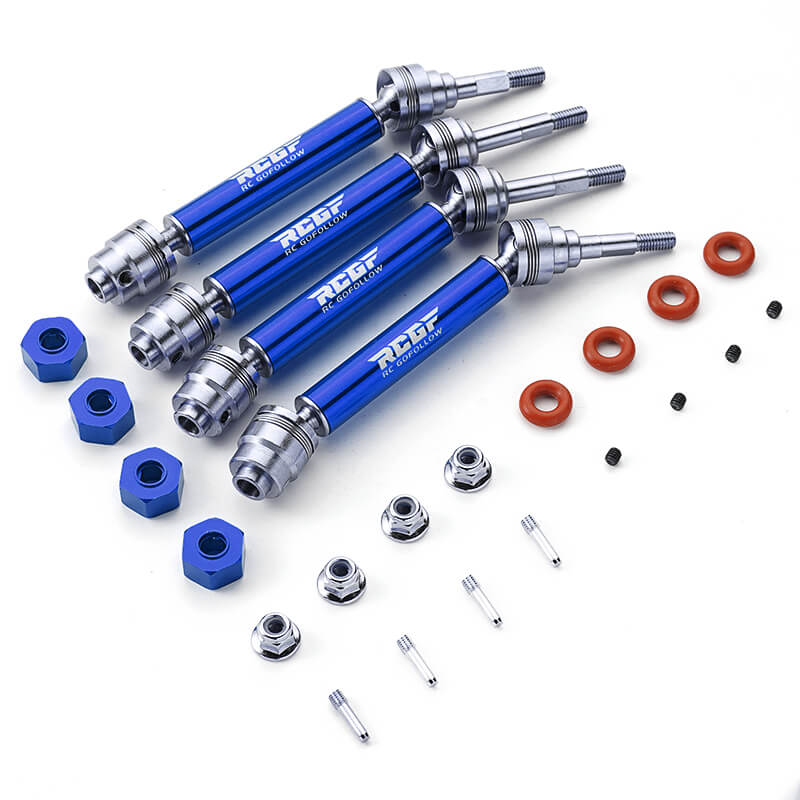 Shaft Set 1/10 Traxxas Slash Rustler Hoss Stampede CVD Drive Shafts Set with 12m ...