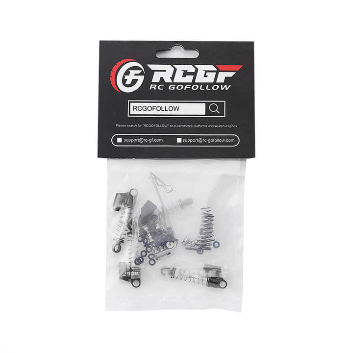 RCGOFOLLOW RCGF 1/24 Axial SCX24 Oil Filled Type Shock Absorber Upgrades,Black