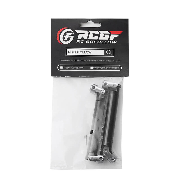 RCGOFOLLOW RCGF 1/10 RedCat Gen8 Steel CVD Drive Shaft Upgrades,Black