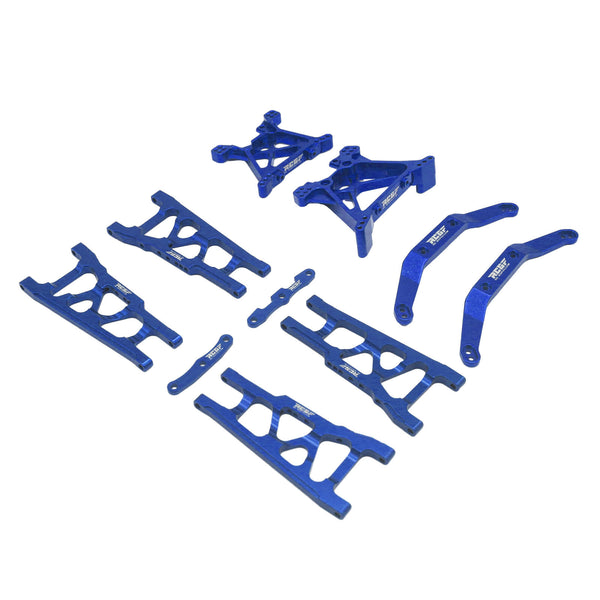 1/10 Traxxas SLASH STAMPEDE Kit de piezas de mejora de suspensión de aluminio azul