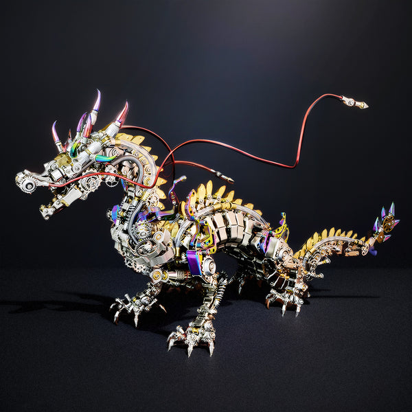 DIY 3D Mechanical Dragon Metal Model Puzzles for Adults Building Block Set Toys