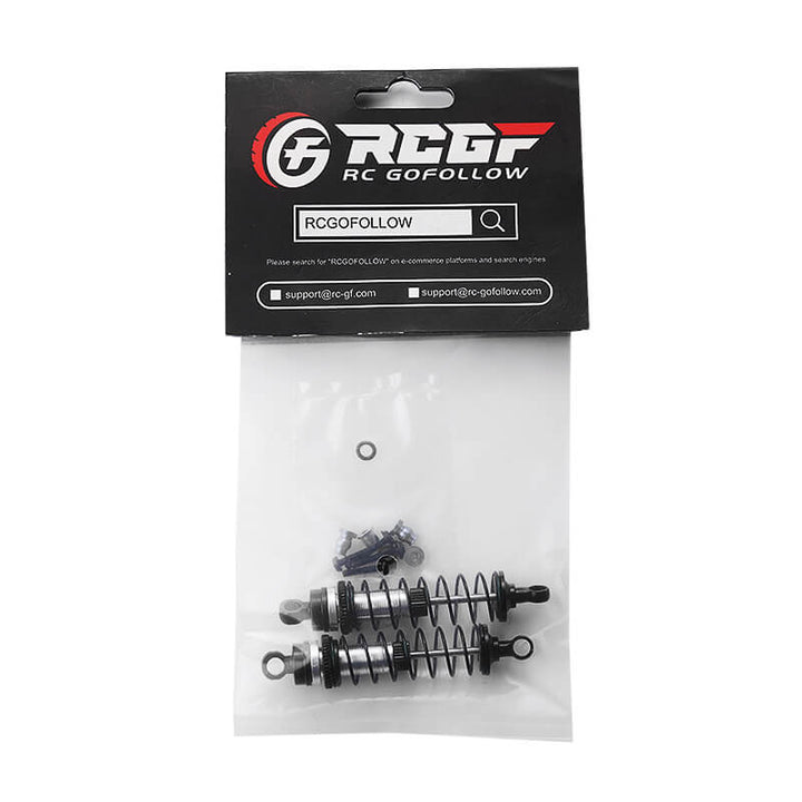 RCGOFOLLOW RCGF Losi 1/16 Mini-B 1/18 Mini-T Rear Oil Filled Shock Absorber Upgrades,Black