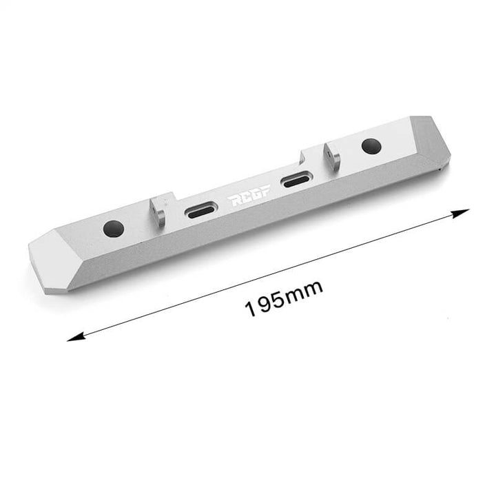 RCGOFOLLOW RCGF 1/10 RedCat Everest Gen7 Scale Rear Bumper with Hooks Upgrades,Silver