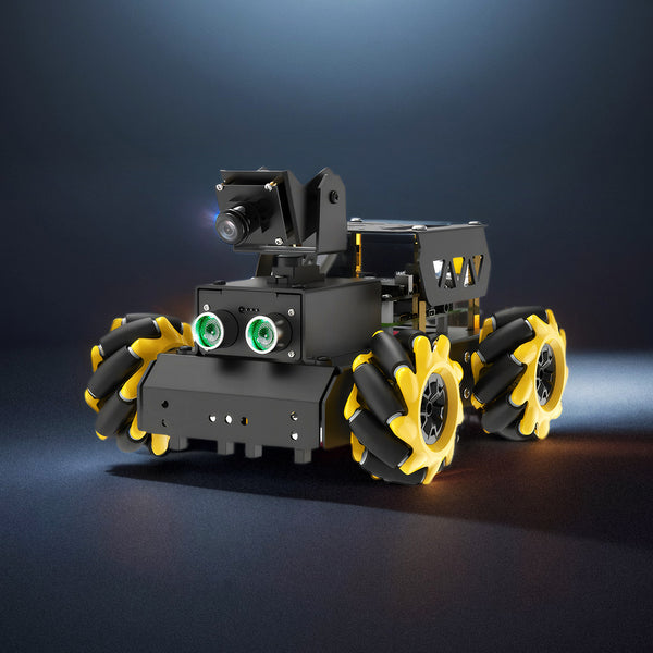 Educational Miniature TurboPi Raspberry Pi Omnidirectional Mecanum Wheels Robot Car Kit
