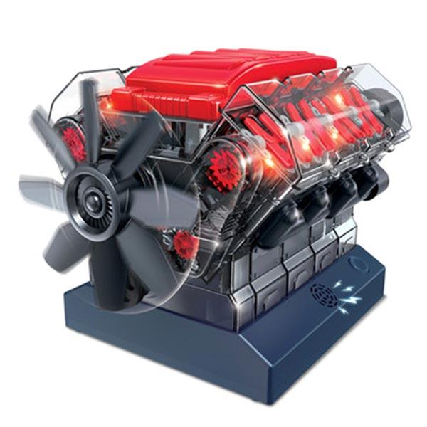 V8 Engine Model Kit - Build Your Own V8 Engine - Science Experiment STEM Toy - Enginediy