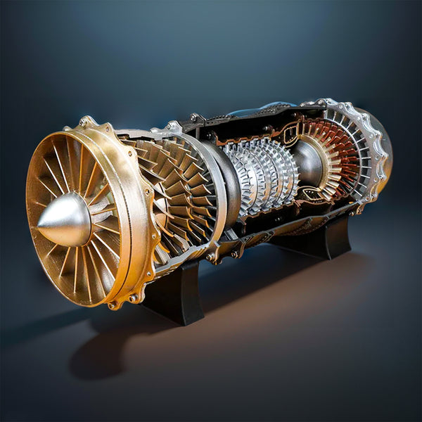 DIY 1/20 WS-15 Turbofan Engine Model Kit that Works - 150+Pcs