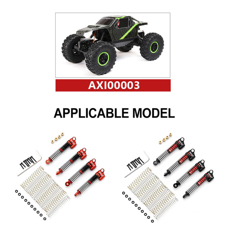 4 Cerchi Beadlock In Alluminio 1.0 Per RC Crawler 1/24 - Aggiornamento Per Axial SCX24 AX24 - Foto 2