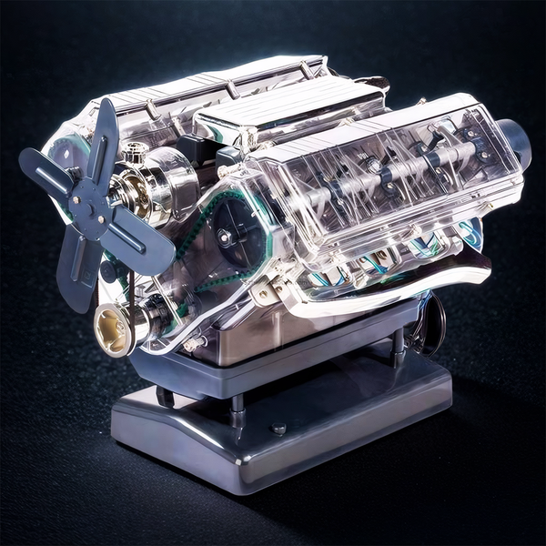DIY Mini V8 Engine Model Kit Working Miniature Motor