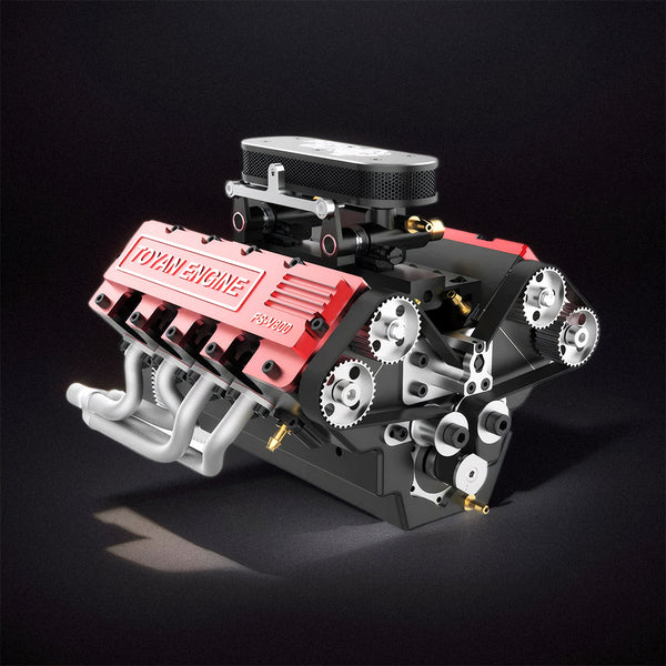 DIY V8 Engine Model That Run 28cc Gasoline/Nitro Engine KIT FS-V800