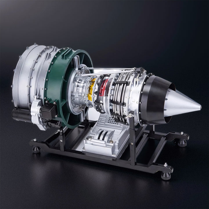 DIY Twin-spool Turbofan Engine Model Kits Full Metal That Run 1000 ...