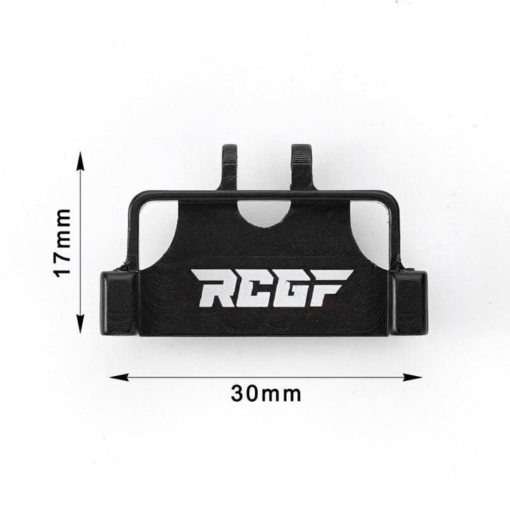 RCGOFOLLOW RCGF 1/24 Axial SCX24 Deadbolt/C10/Jeep Wrangler/Bronco Steering Servo Mount Upgrades,Black