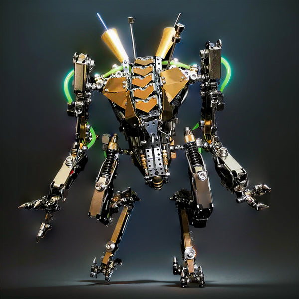 DIY XIA-A Metal Future Mech Model with Articulated Joints & Lights