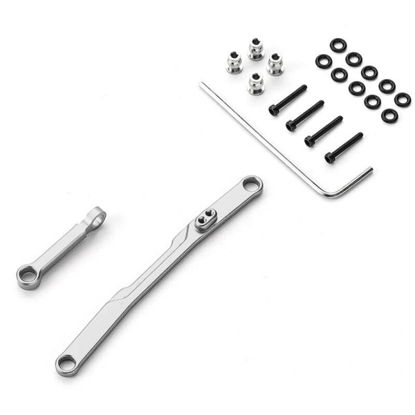 1/24 Axial SCX24 Servo Steering Links Upgrades Silver