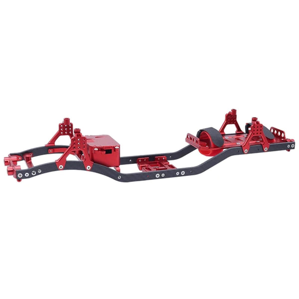 1/10 RC Crawler Axial SCX10 III II 90046 D90 Metal Chassis Frame Body Kit Red