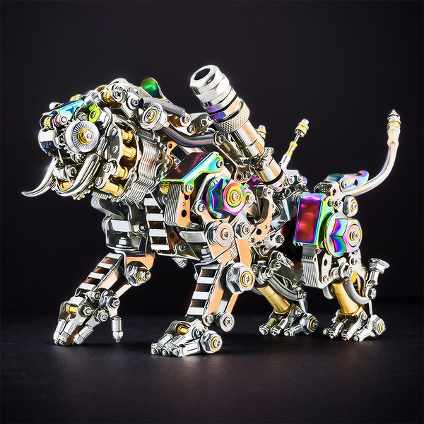 DIY 3D Metal Model Bengal Tiger Kit Puzzles Building Block Set Toys