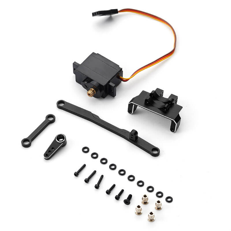 1/24 Axial SCX24 Servo Complete Set Upgrades Black – RCGOFOLLOW