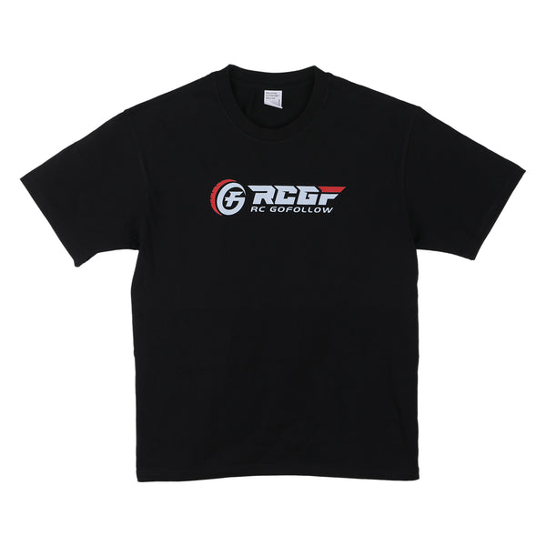 RCGOFOLLOW(RCGF) Short Sleeve Heavy T-Shirt (Black)