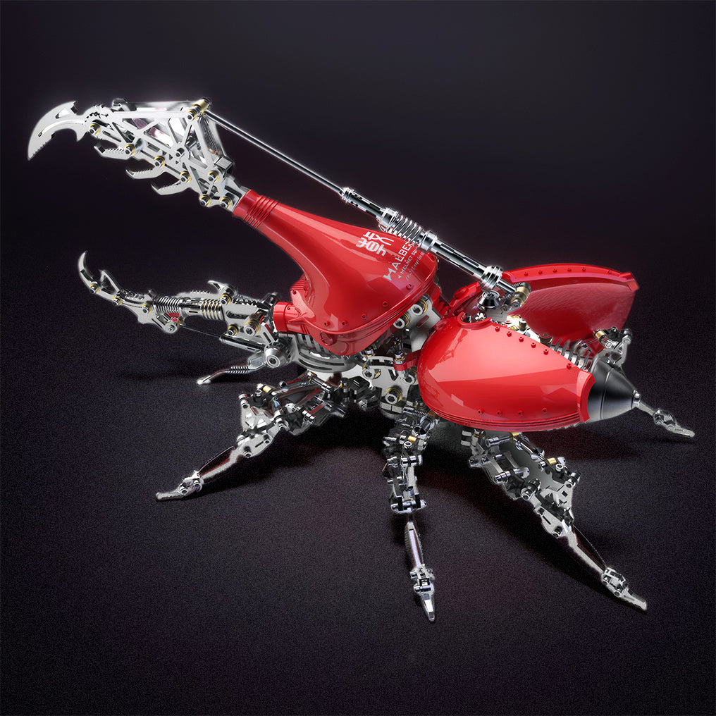 DIY 3D Beetle with Long Horn Metal Model | RCGOFOLLOW