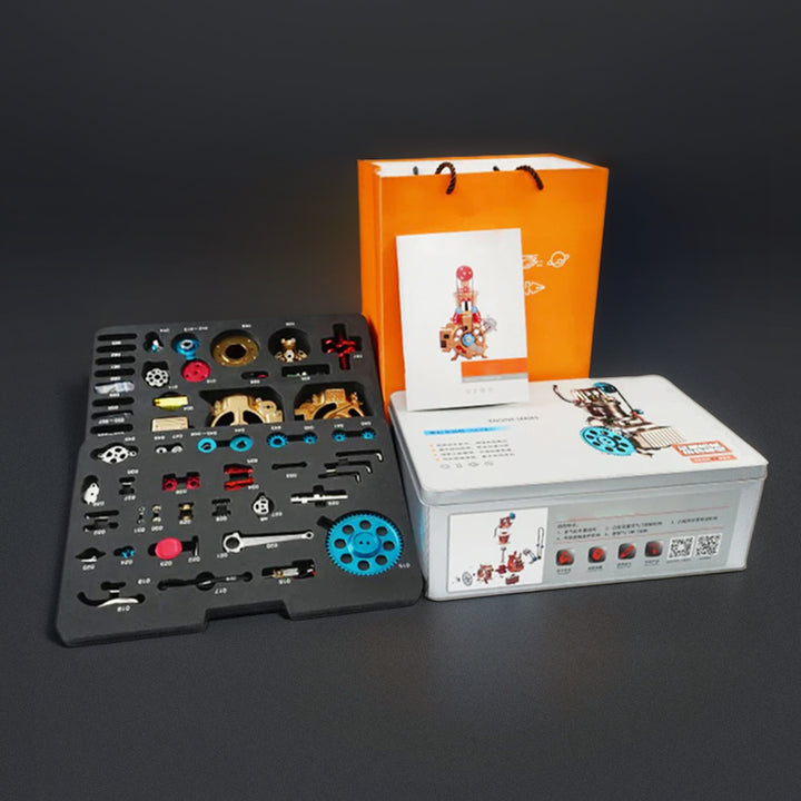 DIY Single-cylinder Car Engine Assembly Kit Build Kit Gift Toy for Col ...