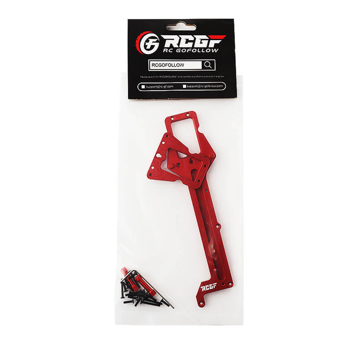 RCGOFOLLOW RCGF 1/18 Traxxas Latrax Aluminum Upper Chassis Upgrades,Red