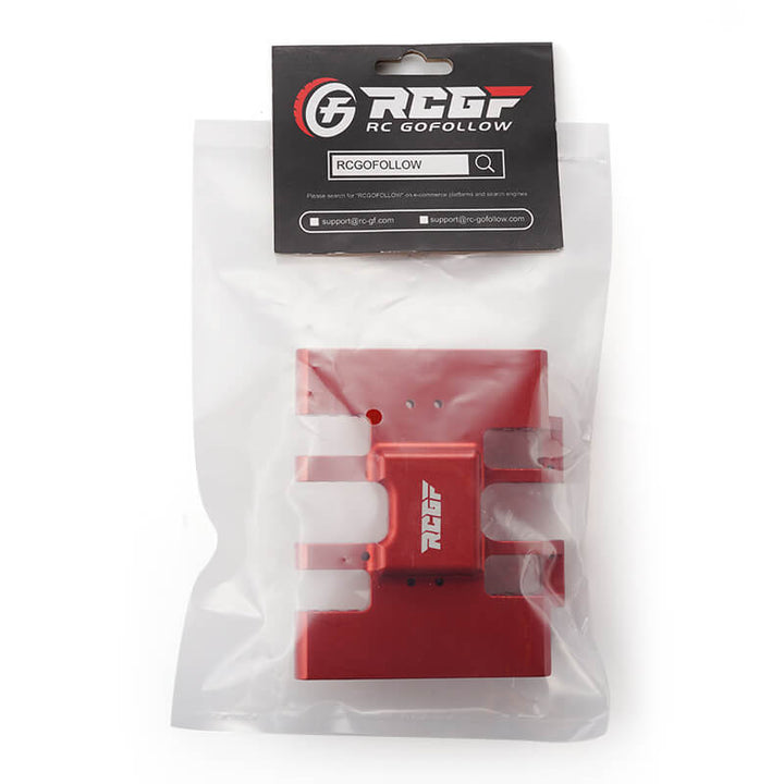 RCGOFOLLOW RCGF 1/10 RedCat Gen8 Alloy Skid Plate Center Gear Box Mount Upgrade,Red