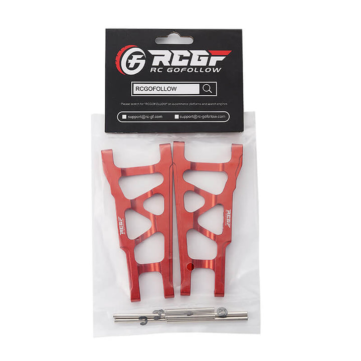RCGOFOLLOW Traxxas Upgrade Alloy F/R Lower Suspension Arms for 1/10 Slash Stampede Rustler Hoss 4x4