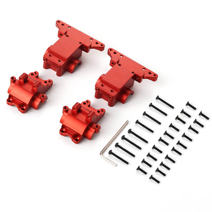 RCGOFOLLOW RCGF 1/18 Traxxas LaTrax Alloy Differential Housing Upgrades,Red