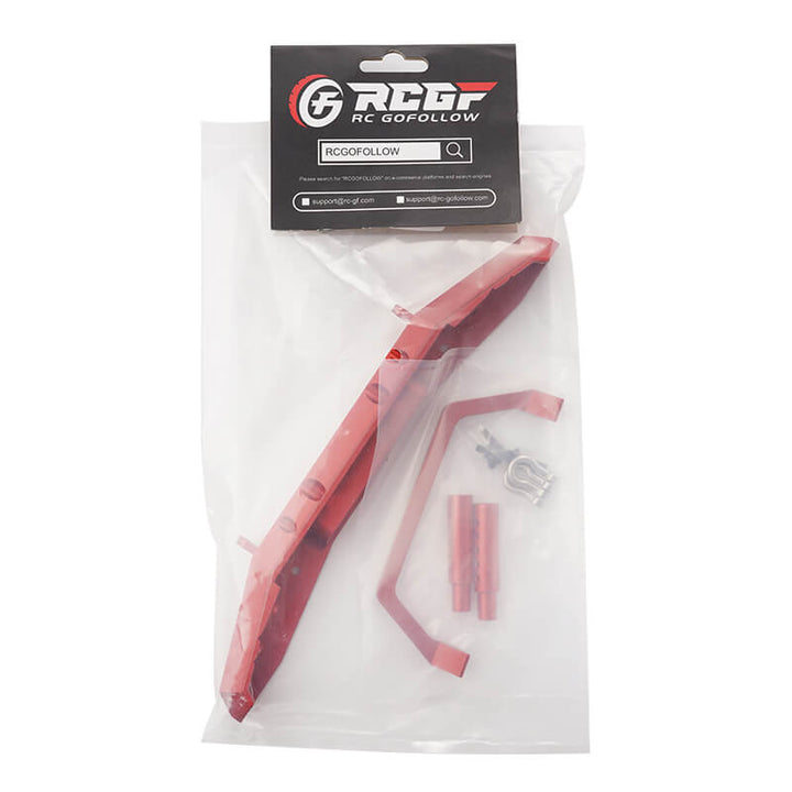 RCGOFOLLOW RCGF 1/10 RedCat Gen8 Scale Alloy Front Bumper Set Upgrades,Red