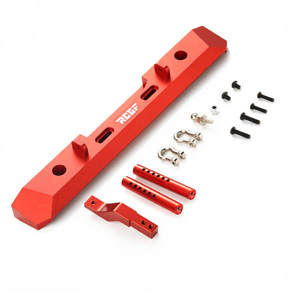 RCGOFOLLOW RCGF 1/10 RedCat Everest Gen7 Scale Rear Bumper with Hooks Upgrades,Red