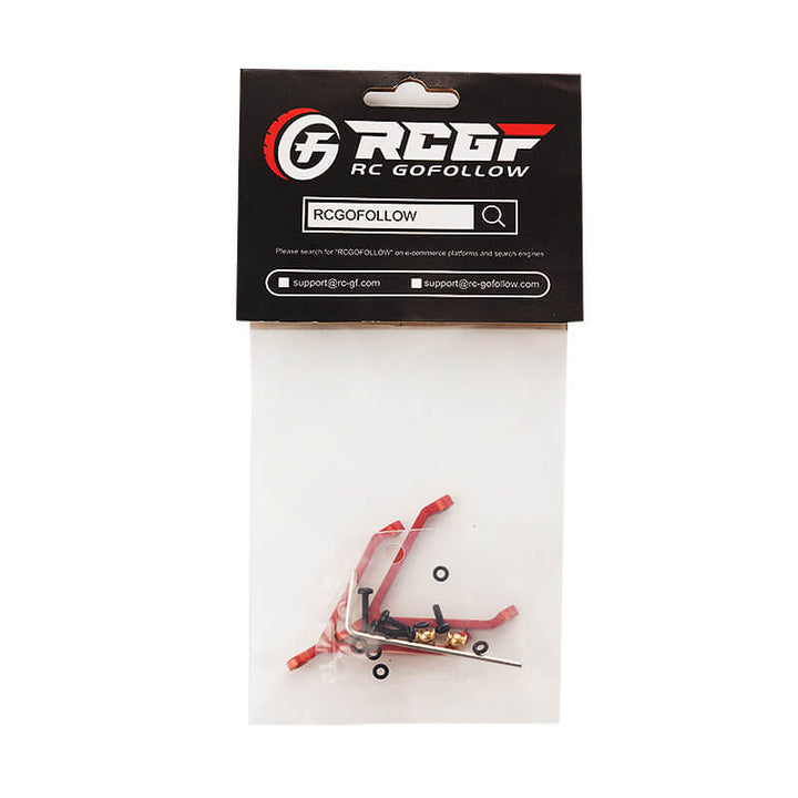 RCGOFOLLOW RCGF 1/24 FMS FCX24 Power Wagon RTR Chassis Links Y-link Linkage Upgrades,Red