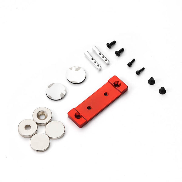 1/24 AXIAL SCX24 Aluminum Alloy Magnetic Body Mount Upgrades Red