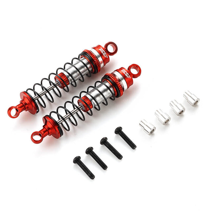 RCGOFOLLOW RCGF 1/18 Traxxas LaTrax 65mm Oil-filled Shock Absorber Upgrades,Red