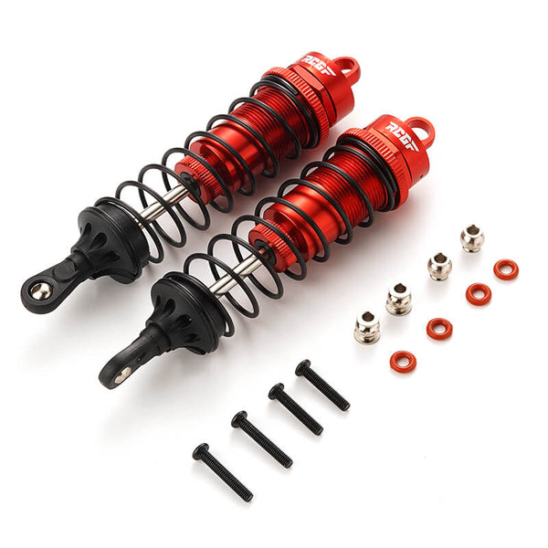 RCGOFOLLOW 1/10 Arrma Kraton Outcast 4S 120mm Front Rear Shocks Upgrades,Red