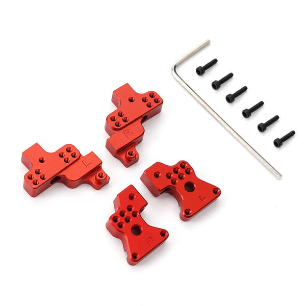 1/24 AXIAL SCX24 Aluminum Alloy Front/Rear Shock Tower Upgrades Red