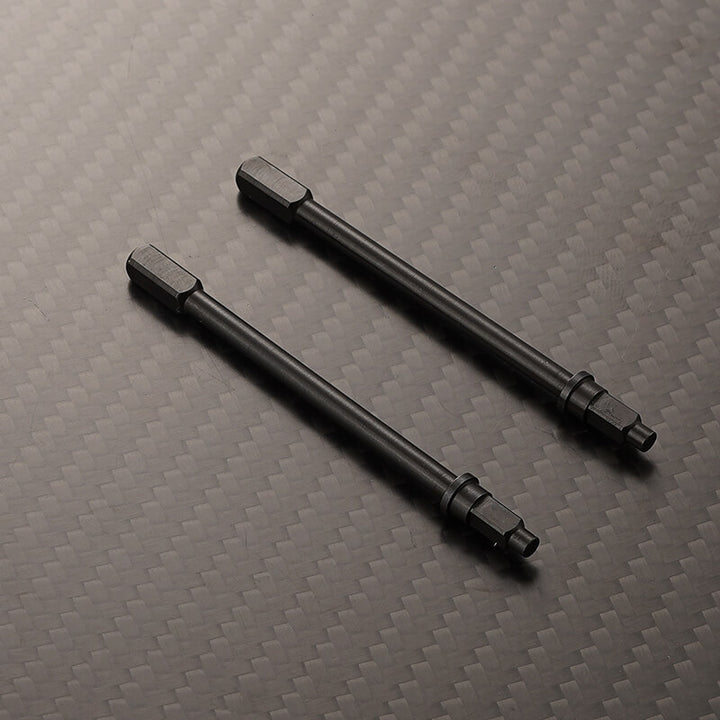 RCGOFOLLOW™ 1/18 Axial 1/18 UTB18 Capra trail Steel Rear Drive Shaft Upgrades AXI212013 Sturdy and durable Replace the original code AXI212013 for Axial 1/18 UTB18 Capra trail Package include:rear driveshaft set