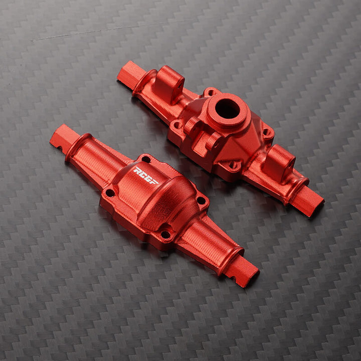 RCGOFOLLOW RCGF 1/24 FMS FCX24 Aluminum Alloy Axles and Brass Parts Upgrades,Red