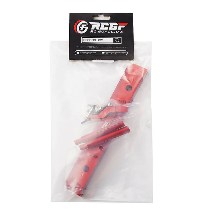 RCGOFOLLOW RCGF 1/10 RedCat Gen8 Rear Bumper Mounts set Upgrades,Red