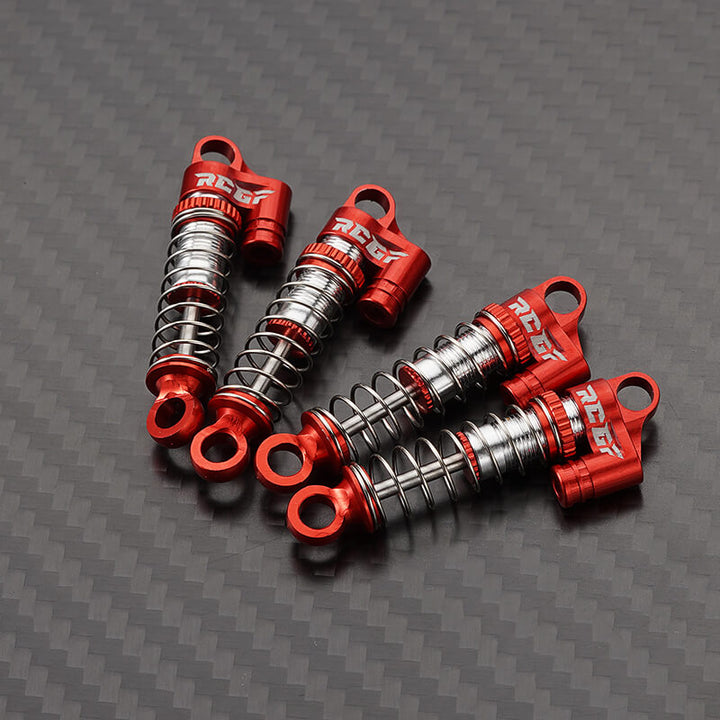 RCGOFOLLOW RCGF 1/24 Axial SCX24 Oil Filled Type Shock Absorber Upgrades,Red
