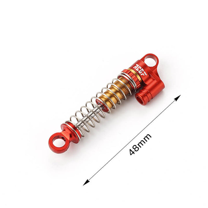 RCGOFOLLOW RCGF 1/24 FMS FCX24 Damper Shock Absorber Oil Filled Type Upgrades,Red