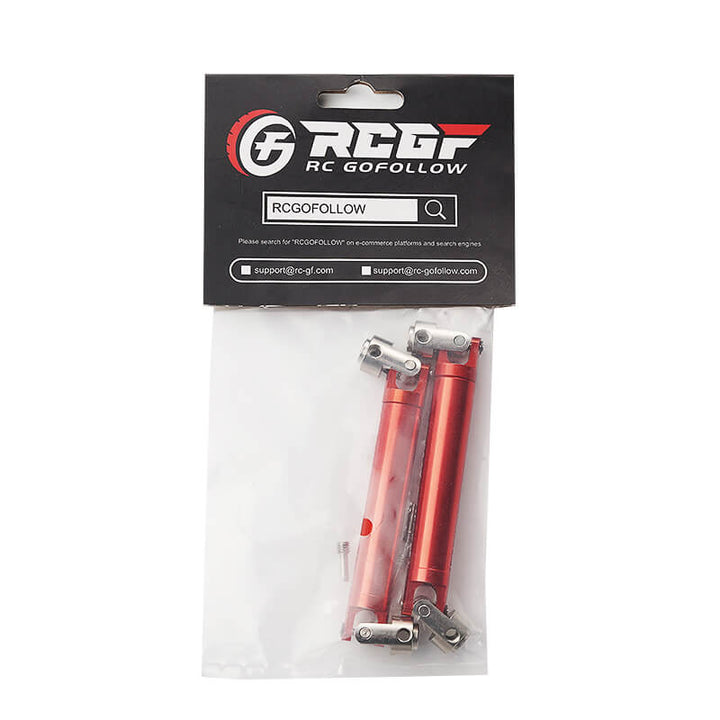 RCGOFOLLOW RCGF 1/10 RedCat Gen8 Steel CVD Drive Shaft Upgrades,Red