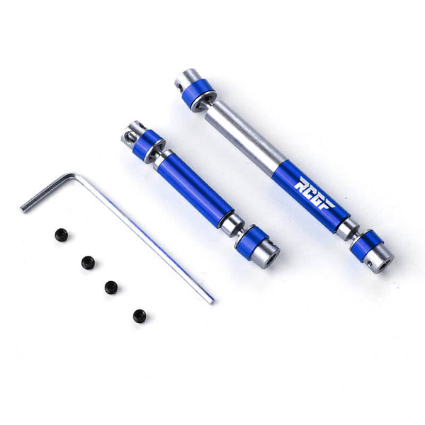 1/18 HobbyPlus CR18 Stainless Steel Centre Driveshafts Upgrades Blue