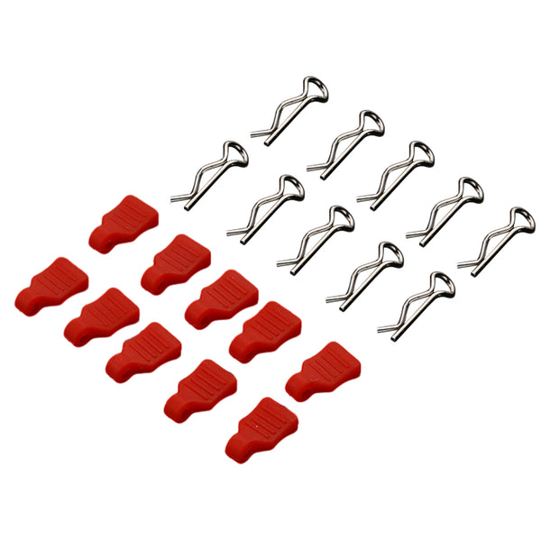 1/24 Axial SCX24/AX24 10PCS Body Clips Upgrades Red