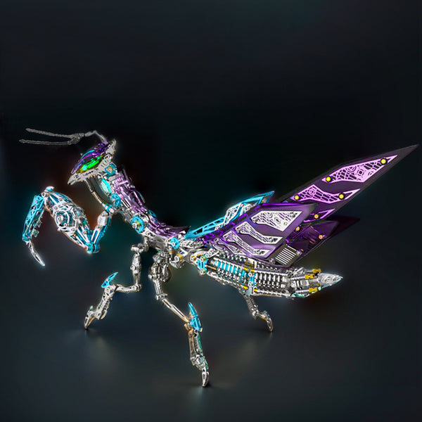 DIY 3D Metal Mechanical Mantis Assembly Insect Model Kits-1000+PCS
